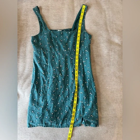 American Eagle M Green Floral Mini Dress - Picture 8 of 8